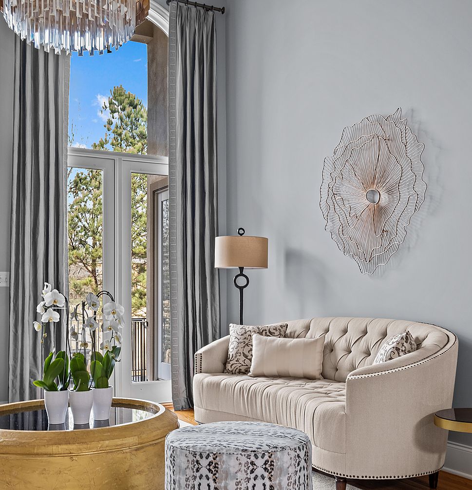 Layering textiles and other furnishings creates depth and interest to even the smallest space.