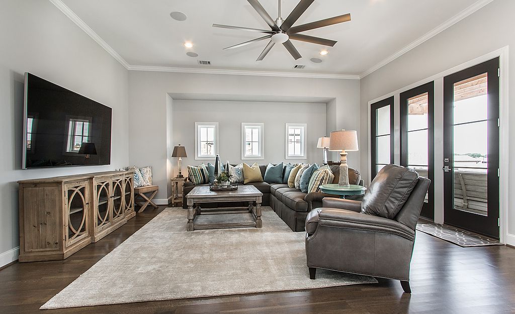 A beautiful cabinet is a great substitute for built-ins. TV wall ideas can come from anywhere. 